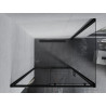 Mexen Apia sliding shower cabin 135 x 90 cm, transparent, black - 840-135-090-70-00