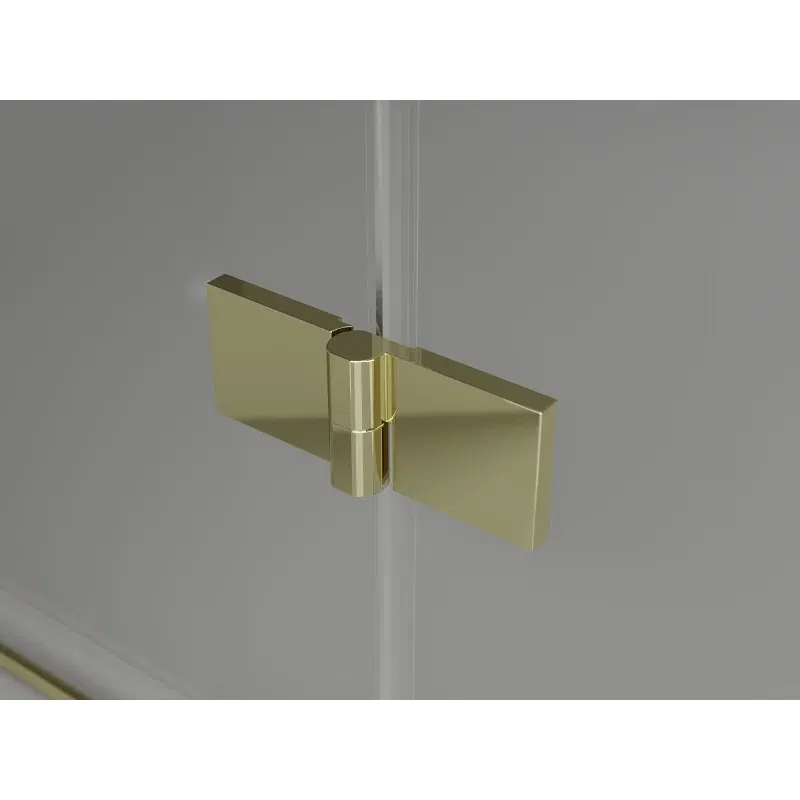 Mexen Lunar L 2-wing shower screen right 100 x 150 cm, transparent, gold - 897L-100-100-50-00-P