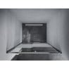 Mexen Apia sliding shower door 135 cm, Stripes, Chrome - 845-135-000-01-20