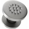 Mexen surface-mounted side nozzle, brushed gun gray - 79361-66