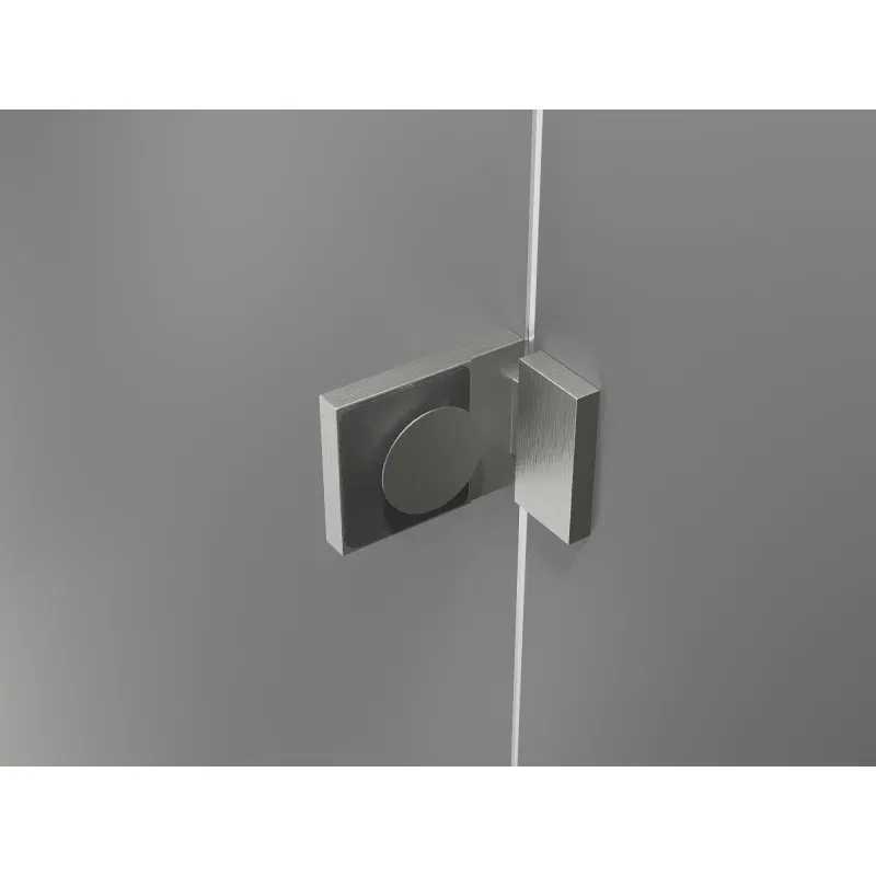 Mexen Lunar L 2-panel right-hand bath screen 80 x 150 cm, transparent, brushed nickel - 897L-080-100-97-00-P