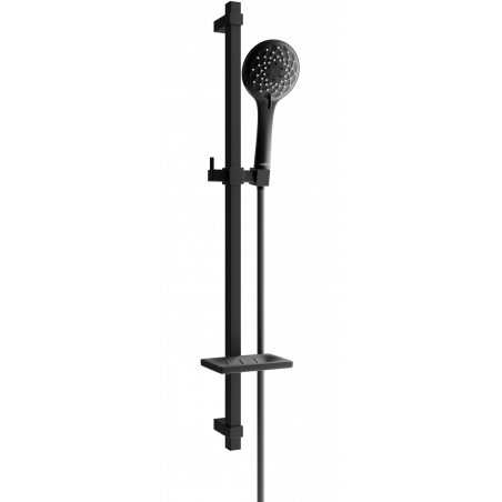 Mexen DQ74 adjustable black shower set - 785744581-70