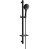 Mexen DQ74 sliding shower set, Black - 785744581-70