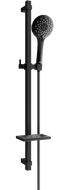 Mexen DQ74 sliding shower set, Black - 785744581-70