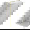 Mexen Mist T shower enclosure hinged 115 x 85 cm, transparent, brushed gold - 8A4T-115-085-55-00