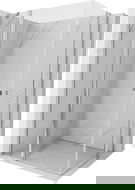 Mexen Mist Duo hinged shower cabin 120 x 80 cm, transparent, chrome - 8A4-120-080-01-00