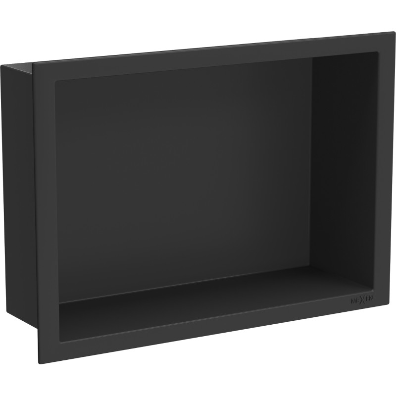 Mexen X-Wall-R niche shelf with flange 30 x 20 cm, black - 1970302010