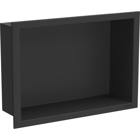 Mexen X-Wall-R recessed shelf with flange 30 x 20 cm, black - 1970302010