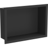 Mexen X-Wall-R recess shelf with flange 30 x 20 cm, black - 1970302010
