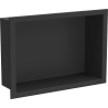 Mexen X-Wall-R recessed shelf with flange 30 x 20 cm, black - 1970302010