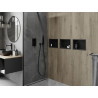 Mexen X-Wall-R recessed shelf with flange 30 x 20 cm, black - 1970302010