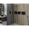 Mexen X-Wall-R shower niche with flange 30 x 20 cm, Black - 1970302010