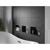 Mexen X-Wall-R shower niche with flange 30 x 20 cm, Black - 1970302010