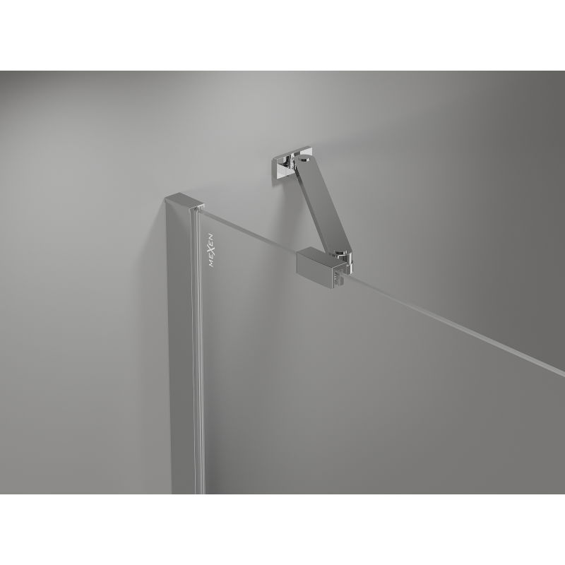 Mexen Mist Duo Hinged Shower Cabin 110 x 95 cm, Transparent, Chrome - 8A4-110-095-01-00