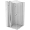 Mexen Mist Duo pivot shower cabin 105 x 105 cm, transparent, chrome - 8A4-105-105-01-00