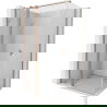 Mexen Mist T shower enclosure swinging 115 x 85 cm, transparent, brushed copper - 8A4T-115-085-65-00