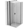 Mexen Mist T hinged shower cabin 90 x 90 cm, transparent, black - 8A4T-090-090-70-00