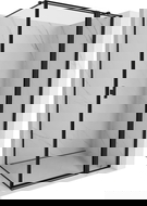 Mexen Mist T shower enclosure with right-hinged door 90 x 80 cm, black frame, black - 8A4T-090-080-70-70-P