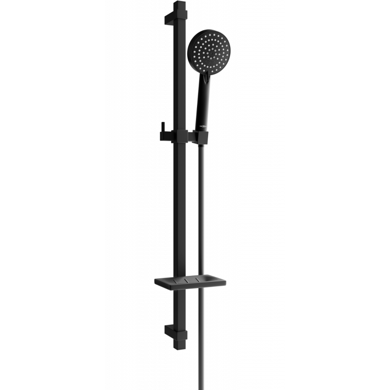 Mexen DQ75 black adjustable shower set - 785754581-70