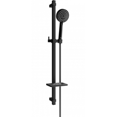 Mexen DQ75 black adjustable shower set - 785754581-70
