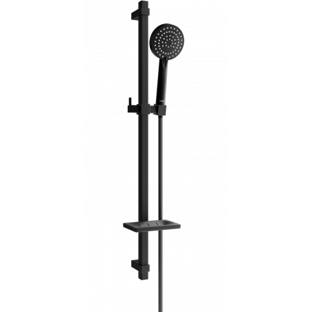 Mexen DQ75 sliding shower set, Black - 785754581-70