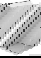 Mexen Mist T shower enclosure swing 80 x 120 cm, transparent, black - 8A4T-080-120-70-00