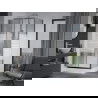Mexen Apia extendable shower cubicle 120 x 90 cm, Stripes, Chrome + shower tray Rio - 840-120-090-01-20-4510