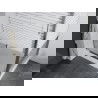 Mexen Apia extendable shower cubicle 120 x 90 cm, Stripes, Chrome + shower tray Rio - 840-120-090-01-20-4510