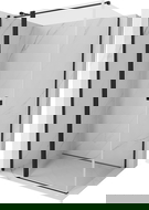 Mexen Mist T hinged shower enclosure 110 x 120 cm, transparent, black - 8A4T-110-120-70-00