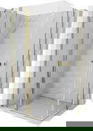 Mexen Mist Duo Hinged Shower Enclosure 120 x 80 cm, Transparent, Gold - 8A4-120-080-50-00