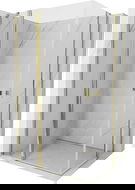 Mexen Mist Duo 115 x 105 cm Pivot Shower Enclosure, Transparent, Gold - 8A4-115-105-50-00