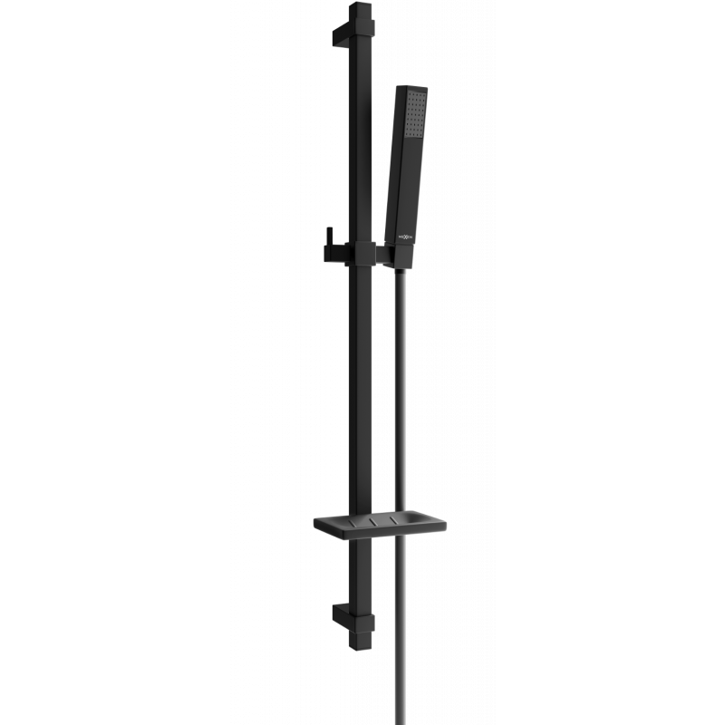 Mexen DQ77 slidable shower set, black - 785774581-70