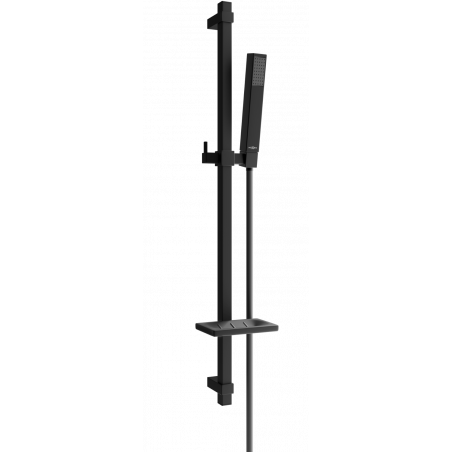 Mexen DQ77 slidable shower set, black - 785774581-70
