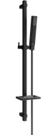Mexen DQ77 sliding shower set, Black - 785774581-70