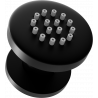 Mexen wall mounted side nozzle, Black - 79361-70