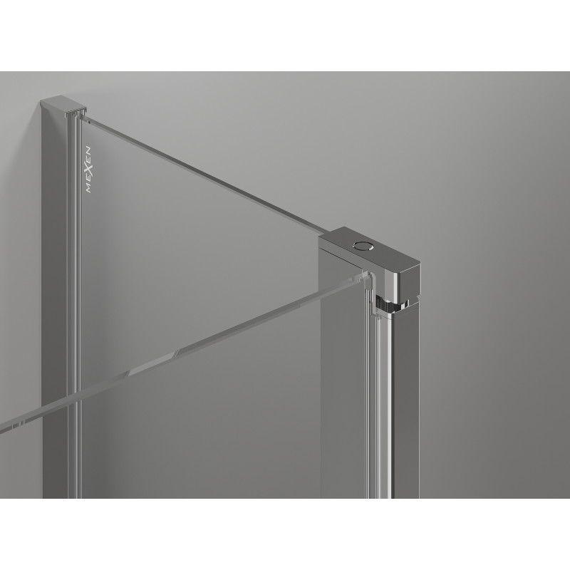 Mexen Mist T swing shower enclosure 80 x 70 cm, transparent, chrome - 8A4T-080-070-01-00