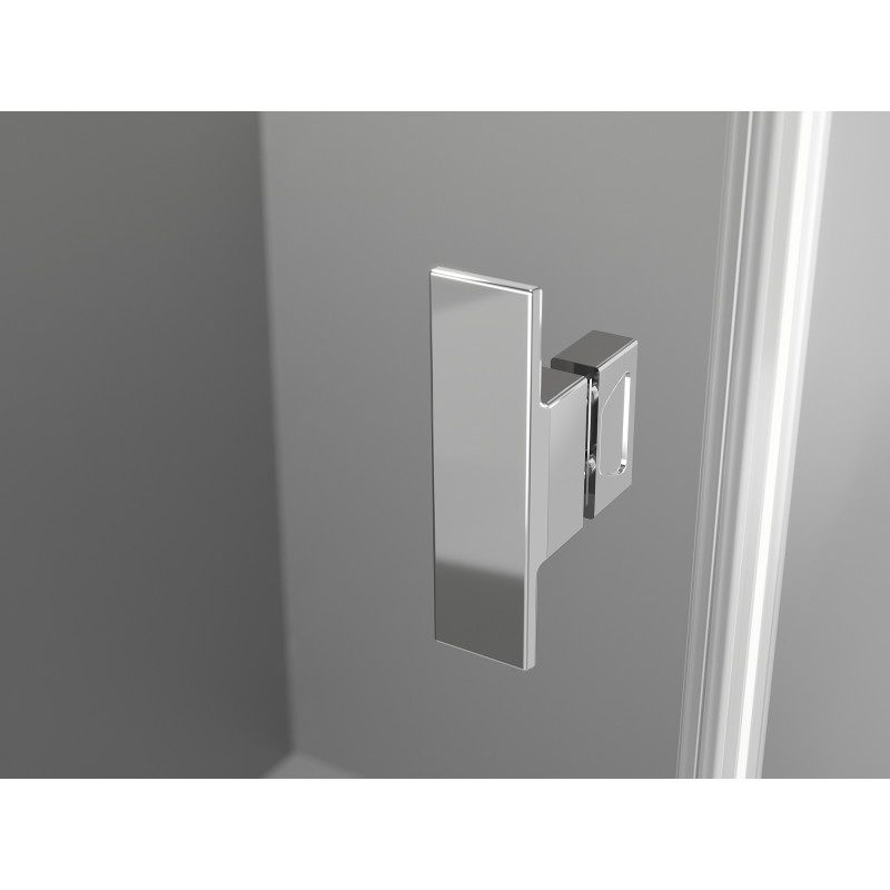Mexen Mist T swing shower enclosure 80 x 70 cm, transparent, chrome - 8A4T-080-070-01-00