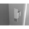 Mexen Mist T swing shower enclosure 80 x 70 cm, transparent, chrome - 8A4T-080-070-01-00
