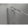 Mexen Mist T Pivot Shower Enclosure 115 x 80 cm, Clear, Chrome - 8A4T-115-080-01-00