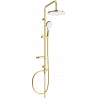 Mexen X05 shower column, Gold/White - 798050591-50