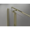 Mexen Mist T Shower Enclosure Hinged 75 x 90 cm, Transparent, Gold - 8A4T-075-090-50-00