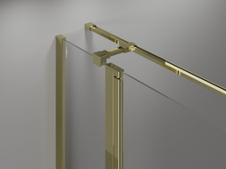 Mexen Mist T shower enclosure hinged 100 x 90 cm, transparent, gold - 8A4T-100-090-50-00
