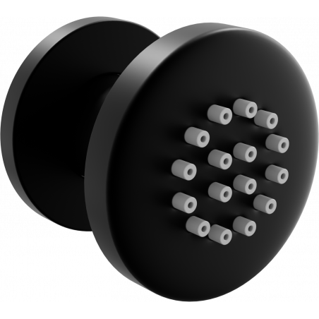 Mexen Kai wall-mounted side jet, black - 79361-70