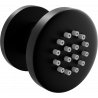 Mexen surface-mounted side nozzle, black - 79361-70