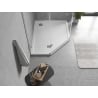 Mexen Flow pentagonal slim shower tray right 100 x 90 cm, white gloss - 46P109010R