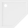 Mexen Flow pentagonal shower tray slim 100 x 100 cm, white gloss - 46P101010