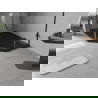 Mexen Flow pentagonal shower tray slim left 100 x 80 cm, black matte - 46P708010L