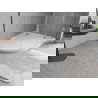 Mexen Flow semicircular asymmetric slim right shower tray 100 x 90 cm, white gloss - 46Q109010R