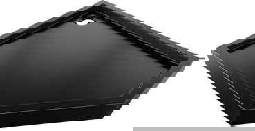 Mexen Flow+ pentagonal left shower tray 80 x 100 cm, black matt - 46P708010LH