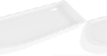 Mexen Flow+ semicircular asymmetric right shower tray 100 x 80 cm, white gloss - 46Q108010RH